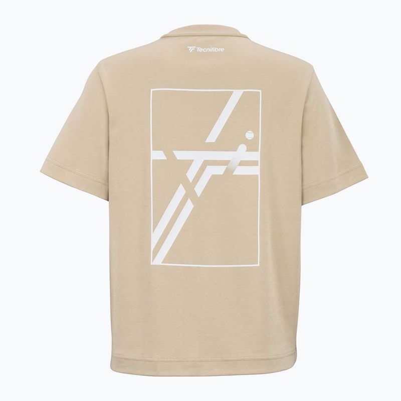 Cămașă pentru femei Tecnifibre Graphic Tee W sand 5