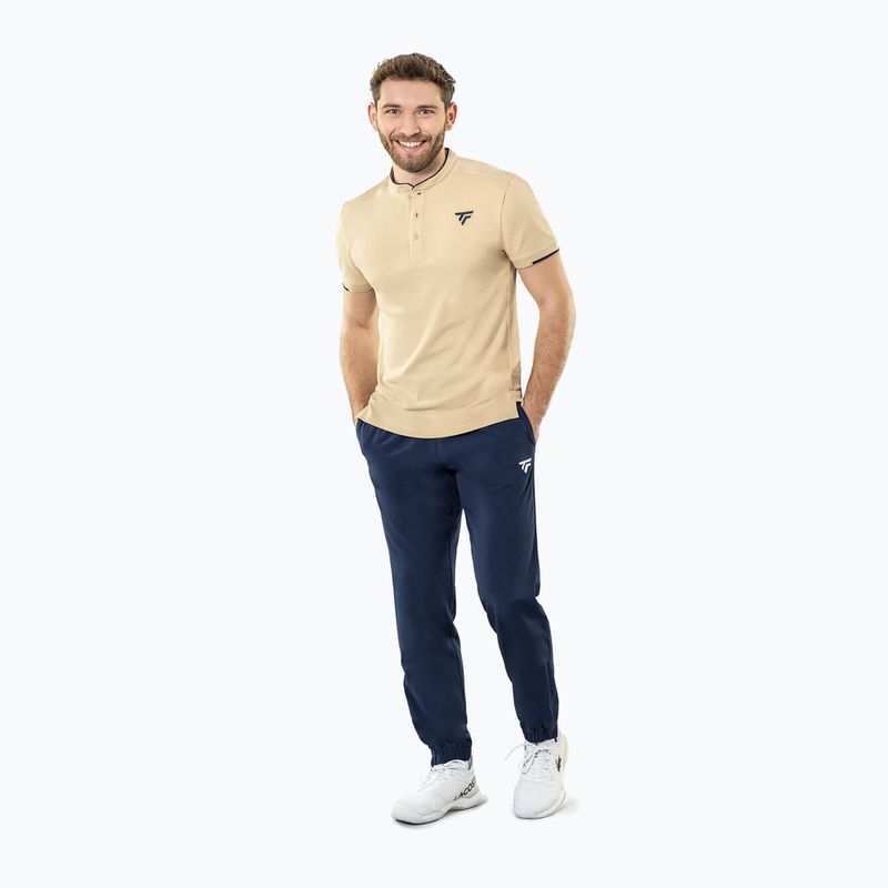 Tricou polo pentru bărbați Tecnifibre Polo Pique marine 2