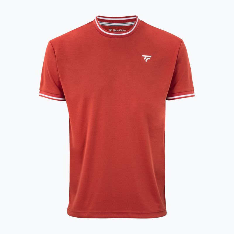 Tricou de tenis pentru bărbați Tecnifibre Team Tech terracotta 4