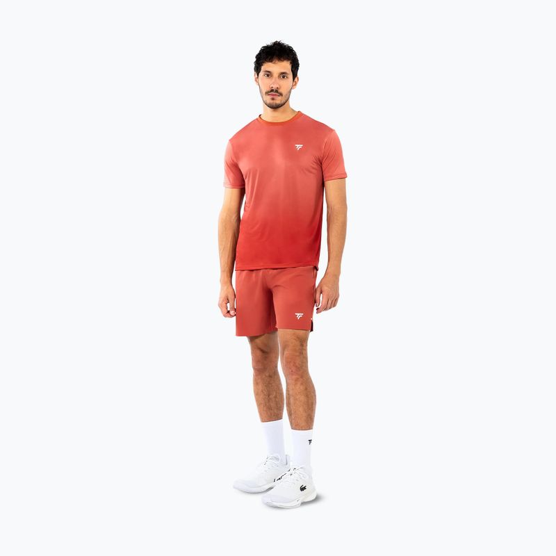 Tricou de tenis pentru bărbați Tecnifibre Team X-Loop terracotta 2