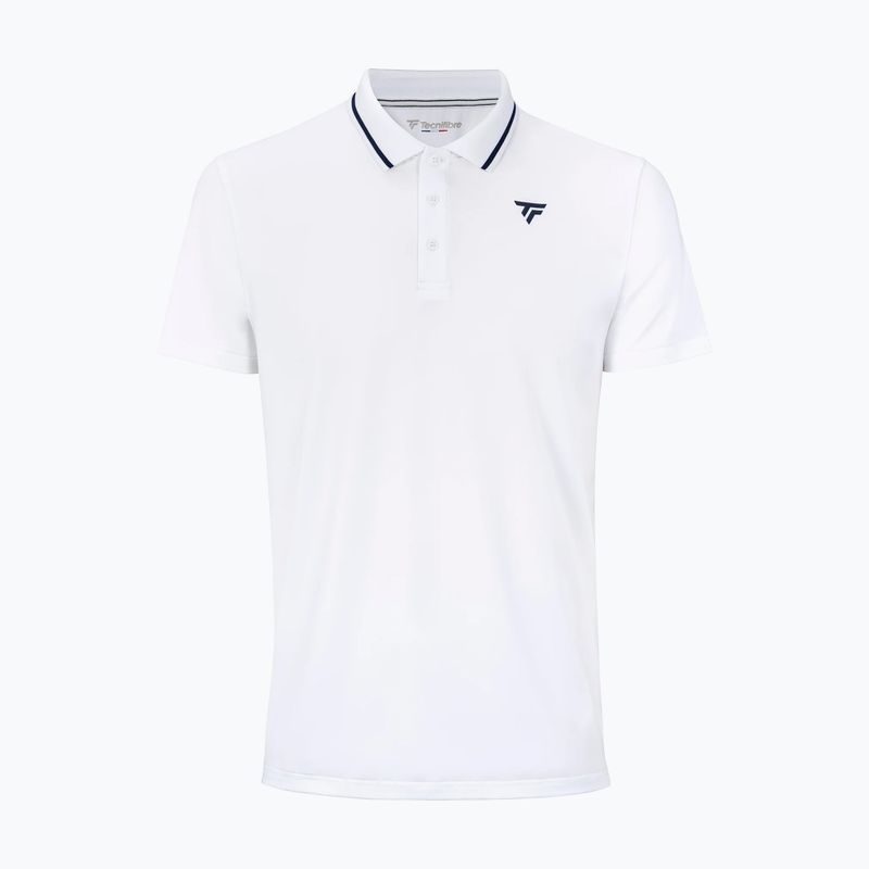 Tricou polo de tenis pentru bărbați Tecnifibre Team Tech Polo white 4