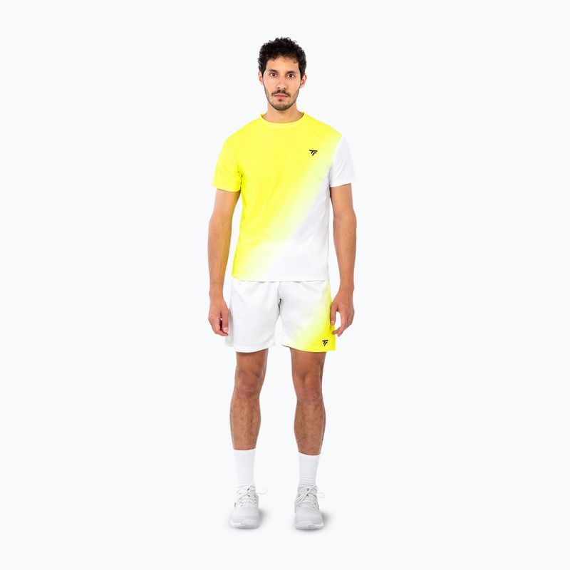 Tricou de tenis pentru bărbați Tecnifibre X-Loop Tee white/yellow 2