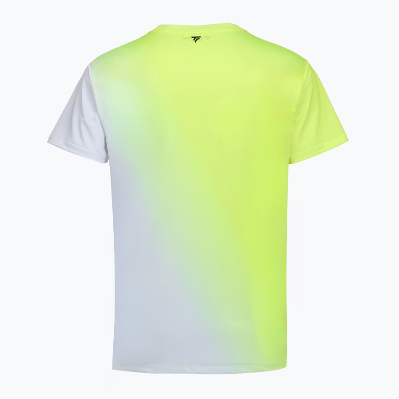 Tricou de tenis pentru bărbați Tecnifibre X-Loop Tee white/yellow 5