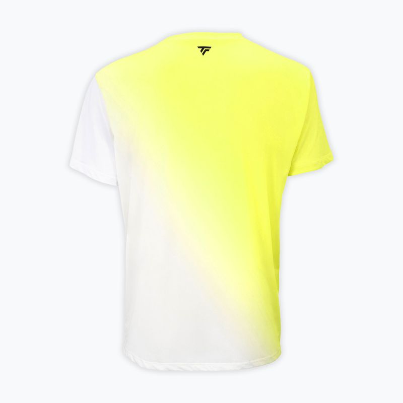 Tricou de tenis pentru bărbați Tecnifibre X-Loop Tee white/yellow 5
