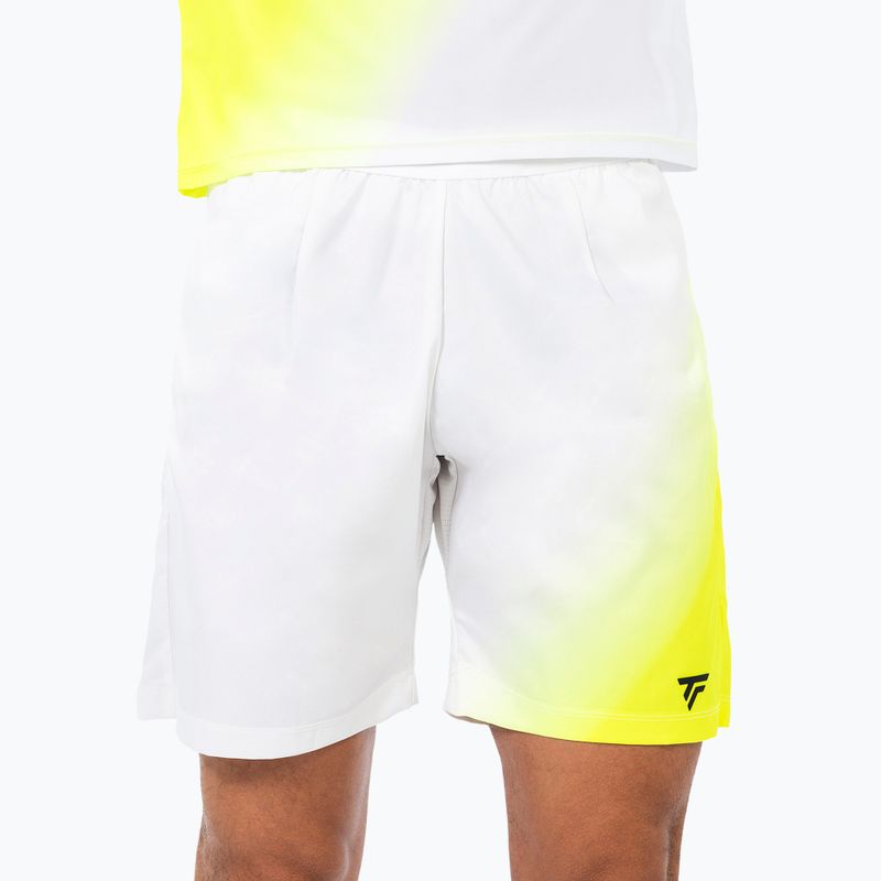 Pantaloni scurți de tenis pentru bărbați Tecnifibre X-Loop white/yellow 3