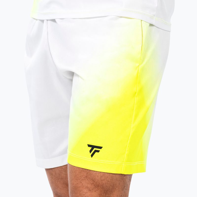 Pantaloni scurți de tenis pentru bărbați Tecnifibre X-Loop white/yellow 4