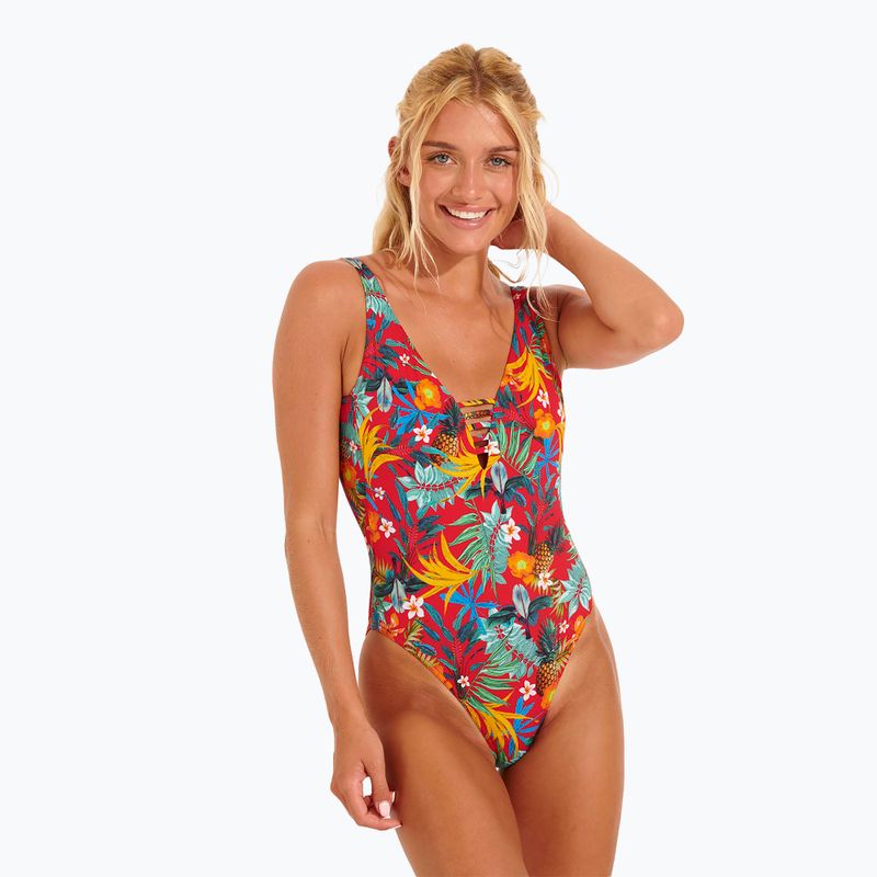 Costum de baie dintr-o bucată pentru femei Banana Moon Millers Pandor rouge 5