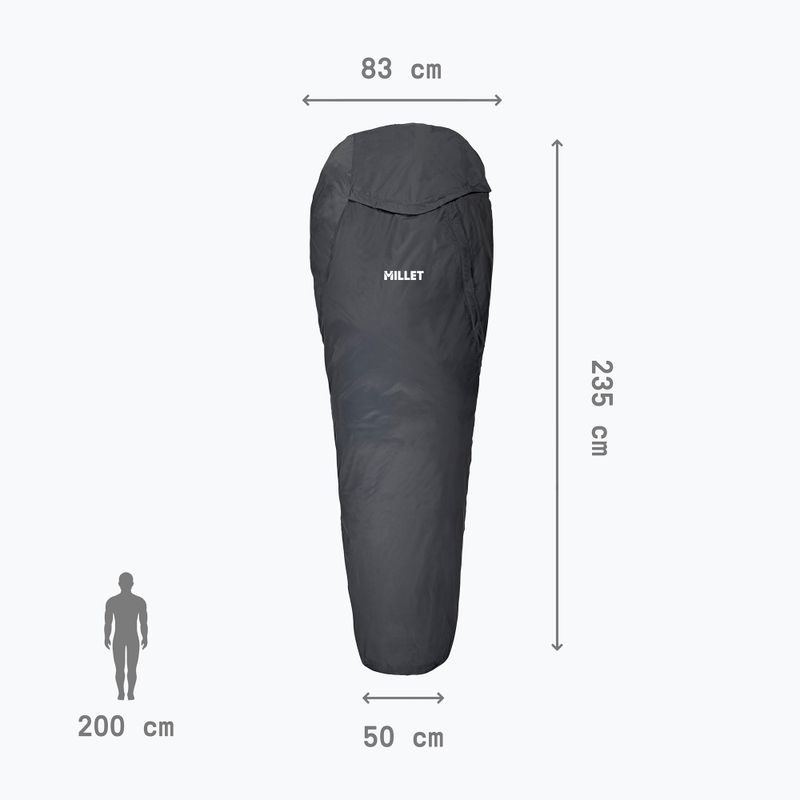 Sac de bivuac Millet Bivy Bag asphalt 5