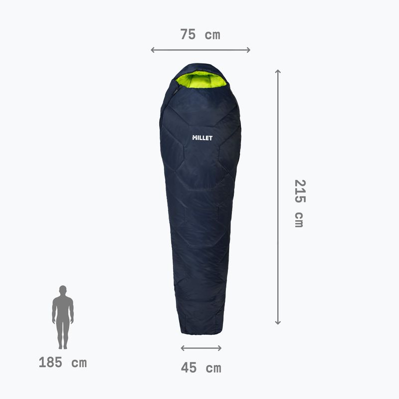 Sac de dormit Millet Baikal 1100 Regular saphir 4