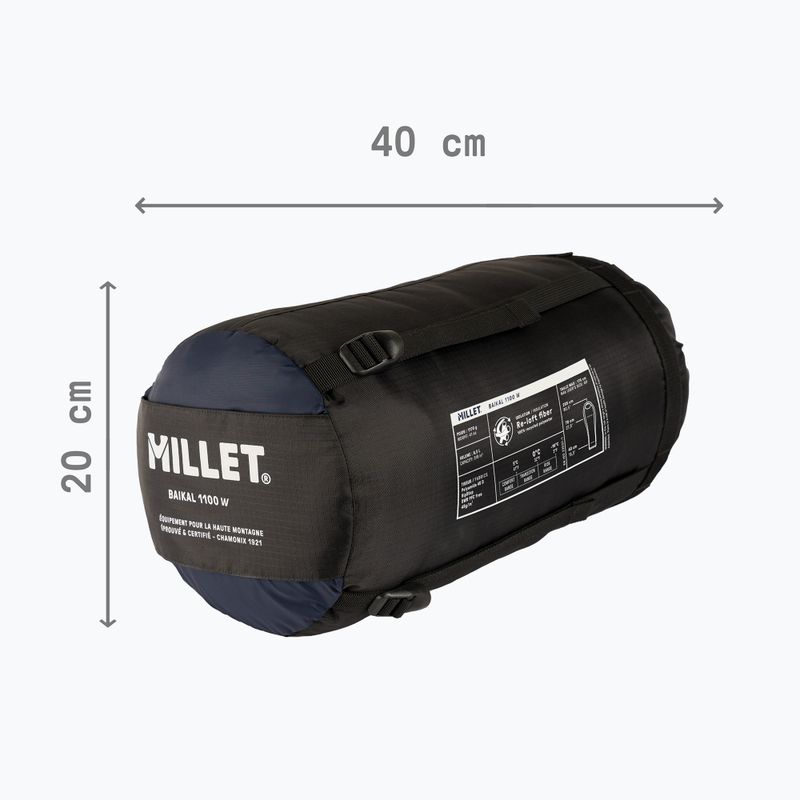 Sac de dormit pentru femei Millet Baikal 1100 saphir 5