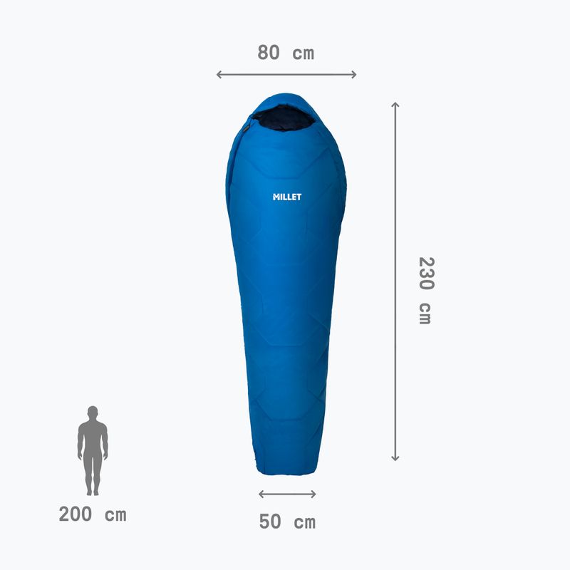 Sac de dormit Millet Baikal 750 Long prawy sky diver 4