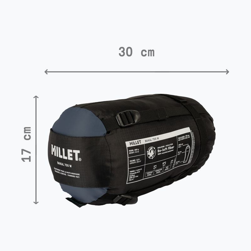 Sac de dormit pentru femei  Millet Baikal 750 saphir 5