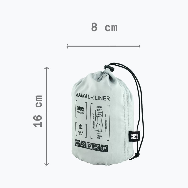 Inserție pentru sac de dormit Millet Baikal Liner high rise 4