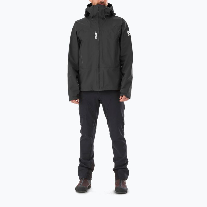 Geacă de ploaie pentru bărbați Millet Kamet Light GTX noir/ noir 2