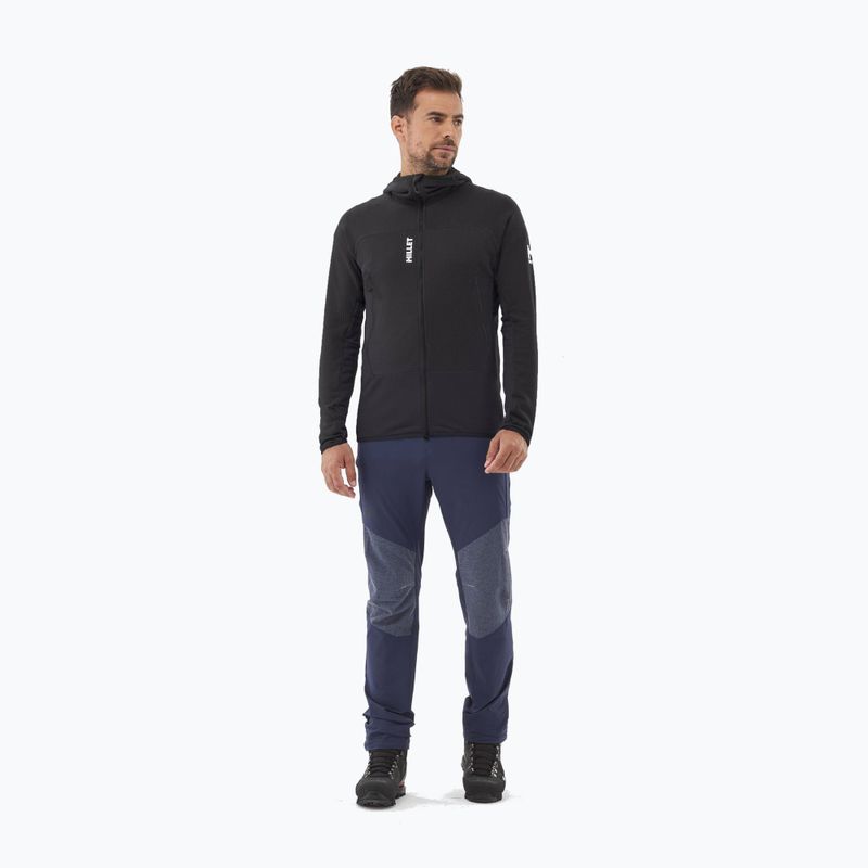 Bluză pentru bărbați Millet Fusion Grid Hoodie black/noir 2