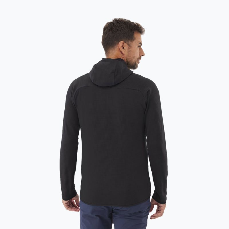 Bluză pentru bărbați Millet Fusion Grid Hoodie black/noir 3