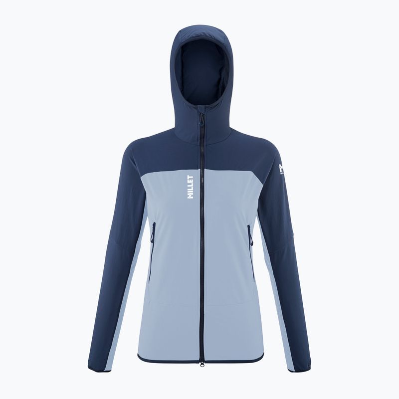 Geacă softshell pentru femei Millet Fusion XCS Hoodie iceberg/saphir