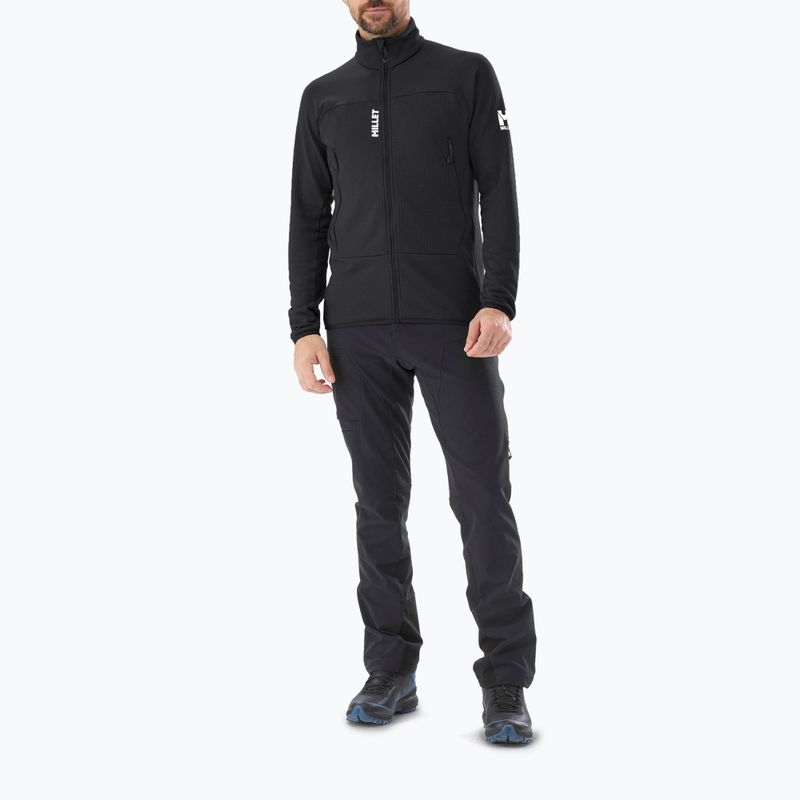 Bluză pentru bărbați Millet Fusion Grid black/noir 2