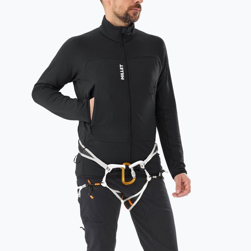 Bluză pentru bărbați Millet Fusion Grid black/noir 4