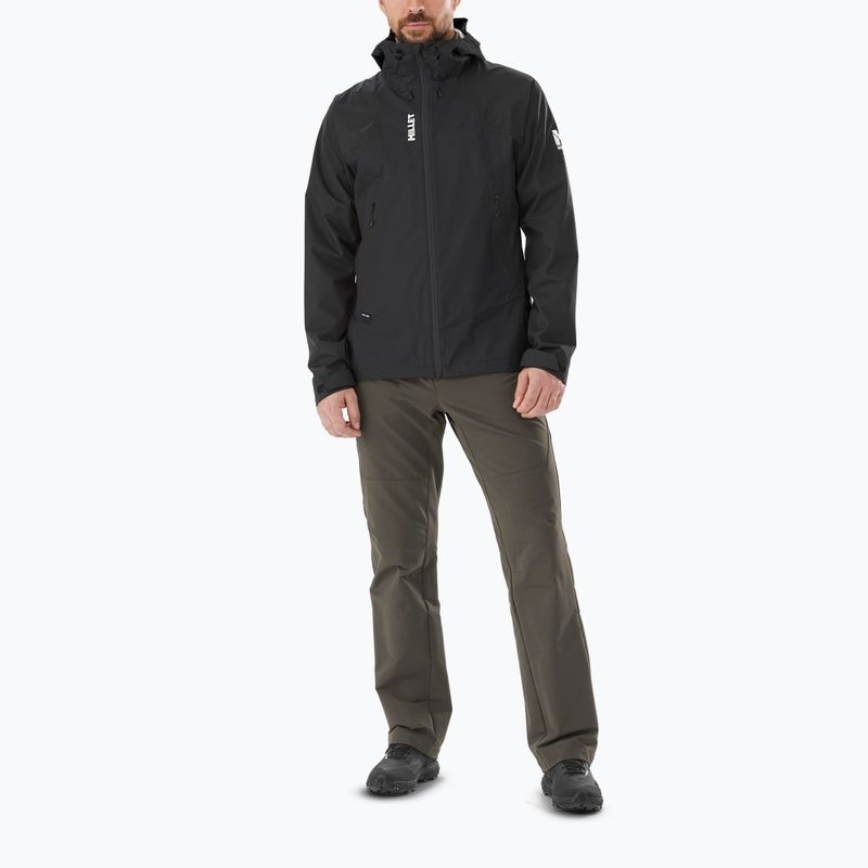 Geacă de ploaie pentru bărbați Millet Fitz Roy black/noir 2