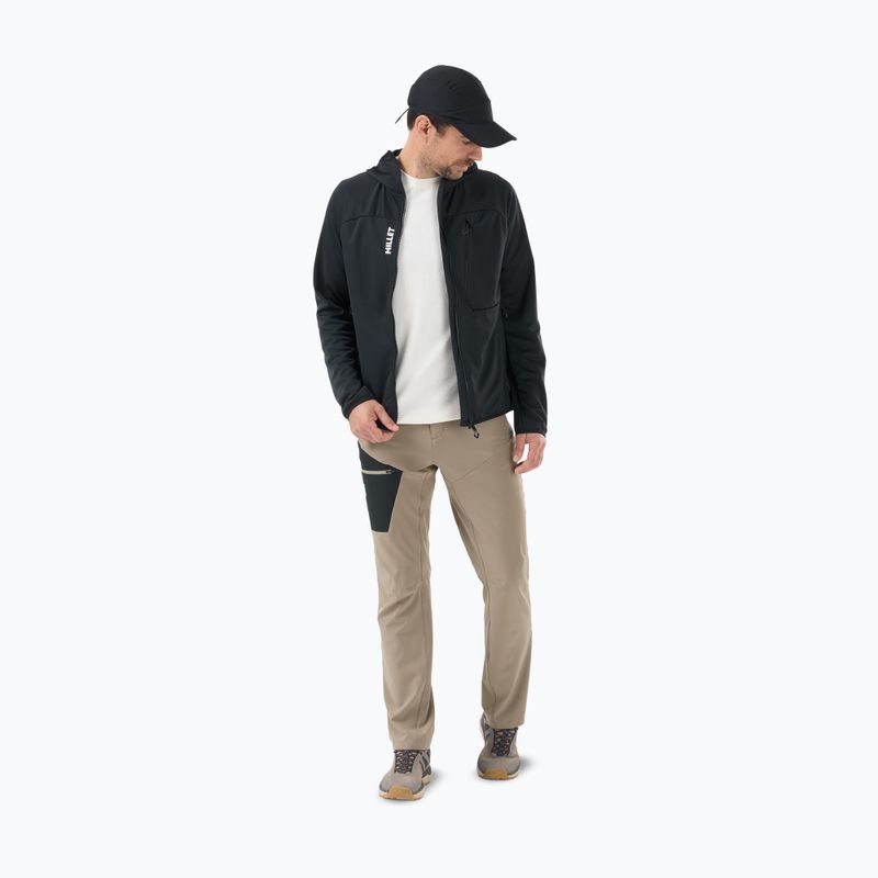 Bluză de trekking pentru bărbați Millet Lokka Hoodie III black 2