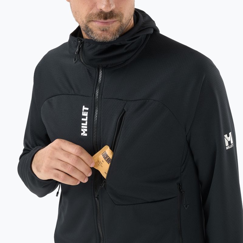 Bluză de trekking pentru bărbați Millet Lokka Hoodie III black 5