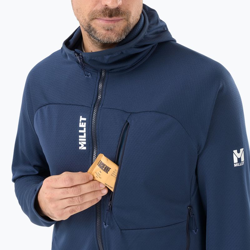 Bluză de trekking pentru bărbați Millet Lokka Hoodie III sapphire 5