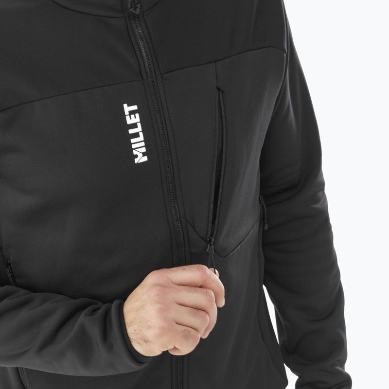 Bluză pentru bărbați Millet Seneca Fleece black/noir 4