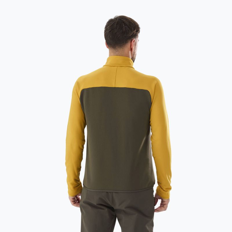 Bluză pentru bărbați Millet Seneca Fleece deep jungle/safran 3