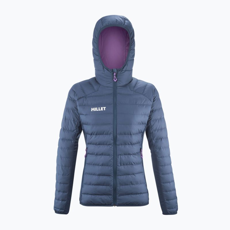 Geacă izolată pentru femei Millet Fitz Roy Warm Hoodie dark denim 7