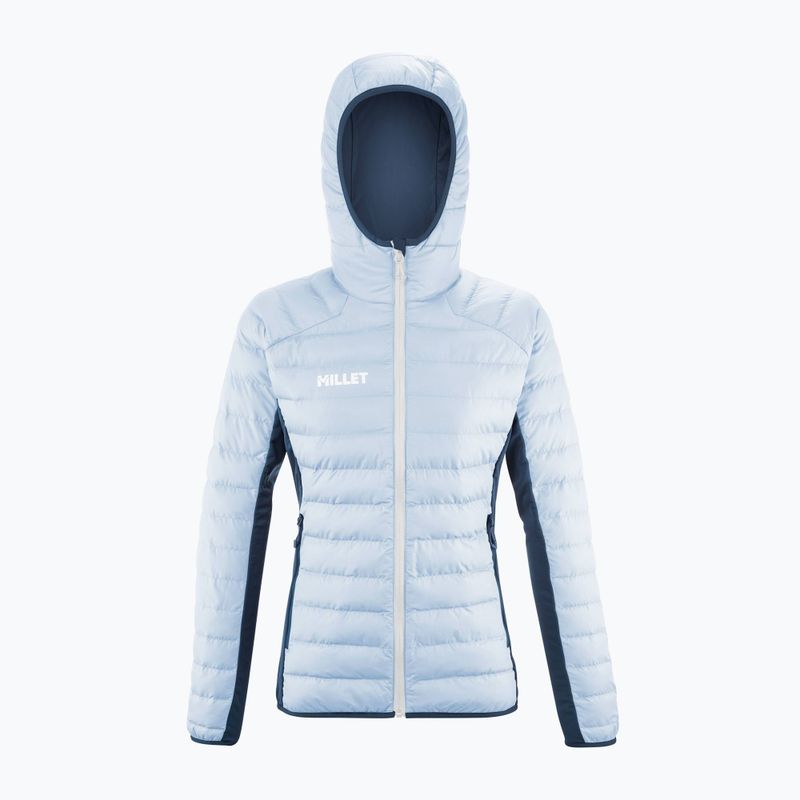 Geacă izolată pentru femei Millet Fitz Roy Warm Hoodie iceberg/ dark denim
