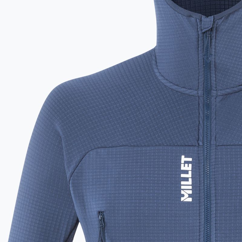 Hanorac pentru bărbați  Millet Fusion Grid Hoodie dark denim 6