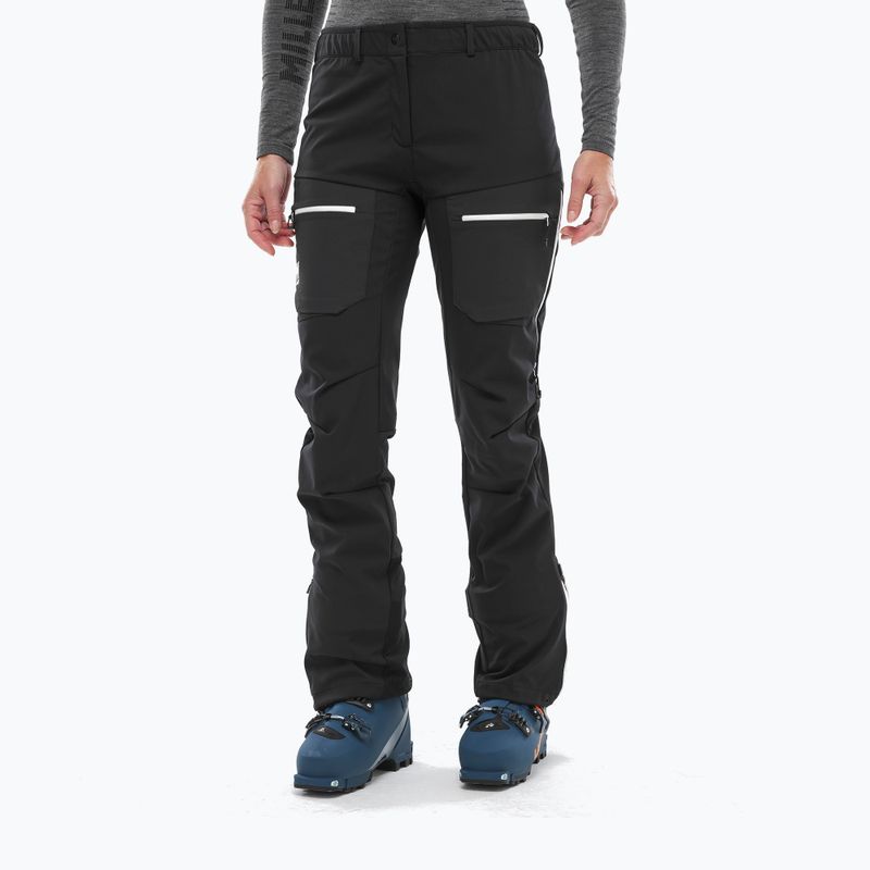 Pantaloni de schi de tură pentru femei Millet M White Shield black