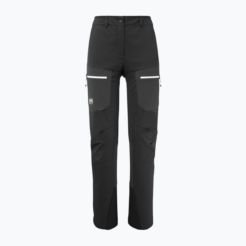 Pantaloni de schi de tură pentru femei Millet M White Shield black 9