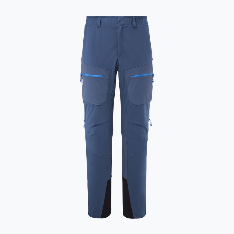 Pantaloni de schi de tură pentru bărbați Millet M White Shield navy blue 9