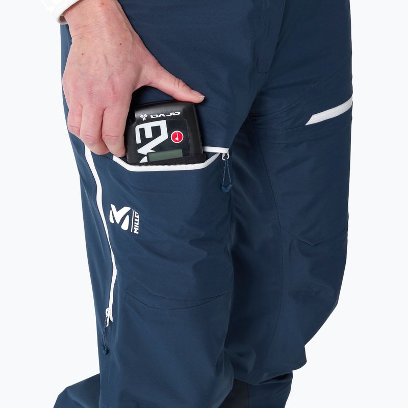 Pantaloni de schi de tură pentru femei Millet M White 3L navy blue 7