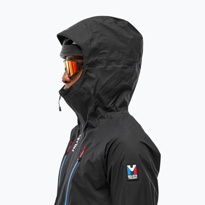 Geacă de ploaie pentru bărbați Millet Trilogy Jorasses PTX black 4