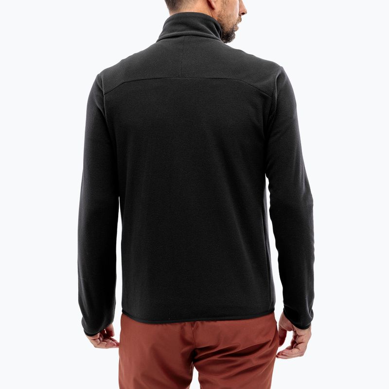 Bluză fleece pentru bărbați Millet Ubic Lightgrid black 3