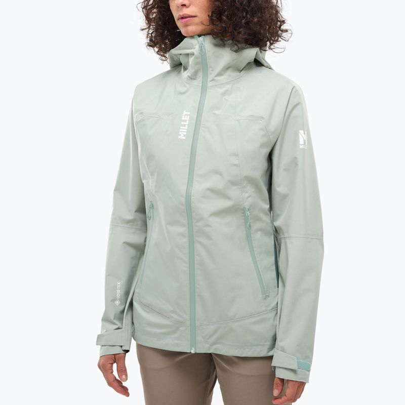 Geacă de ploaie pentru femei Millet Seneca GTX 3L seaweed