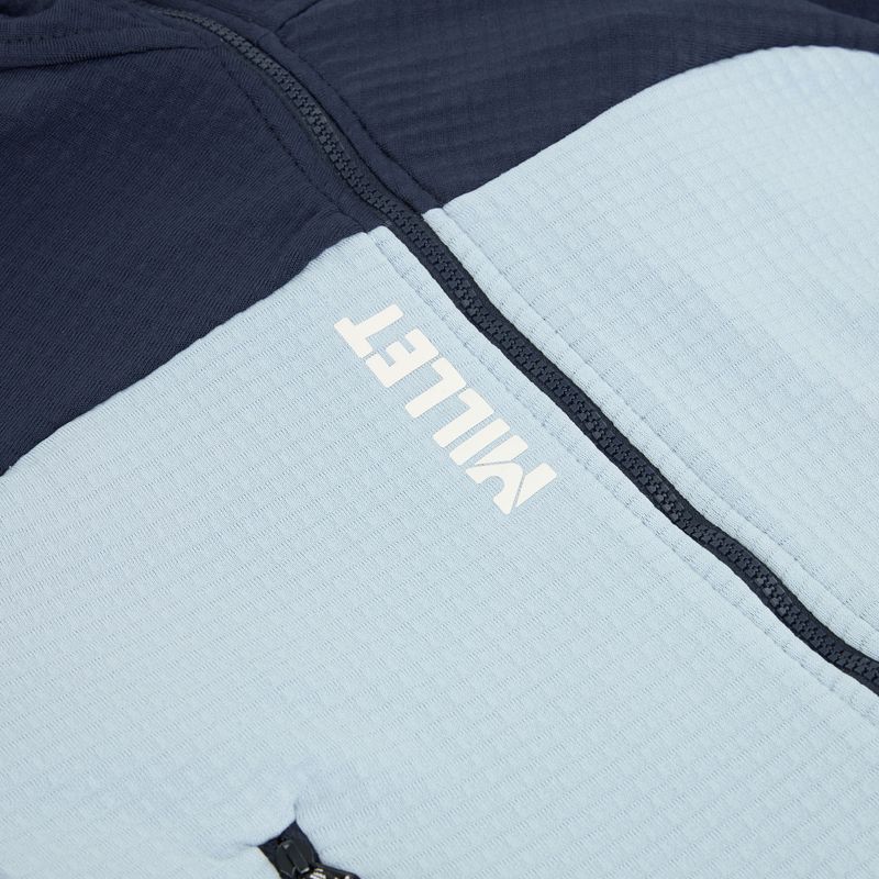 Hanorac pentru femei Millet Fusion Grid Hoodie foggy dew/saphir 3