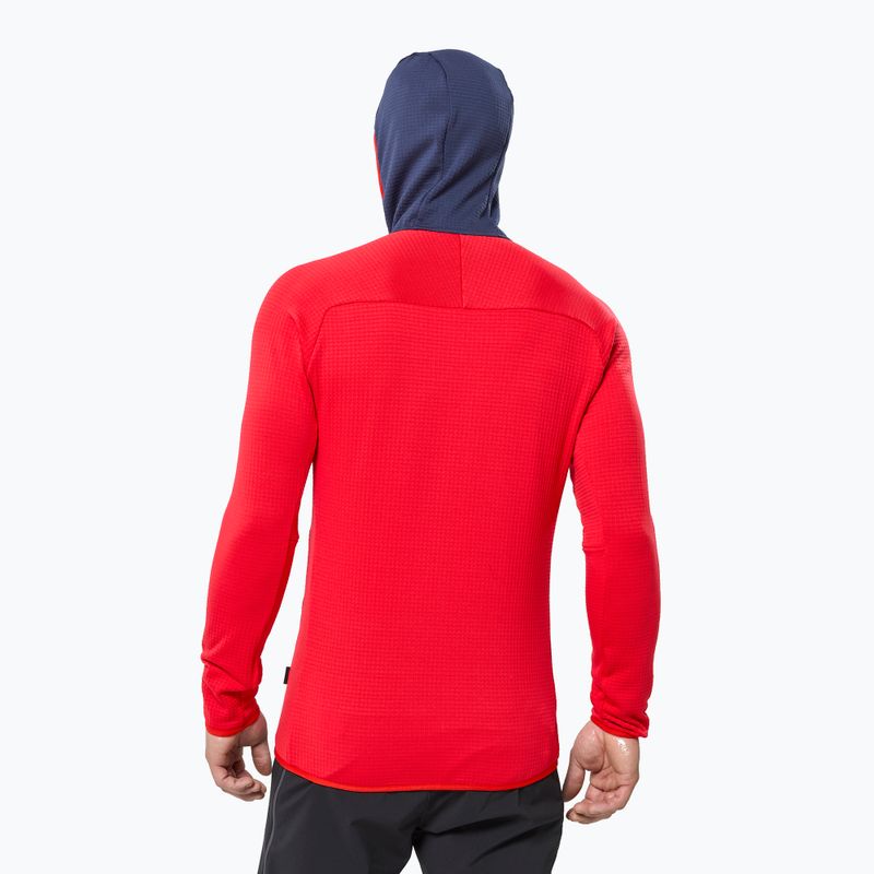 Bluză pentru bărbați Millet Fusion Grid Hoodie red 3