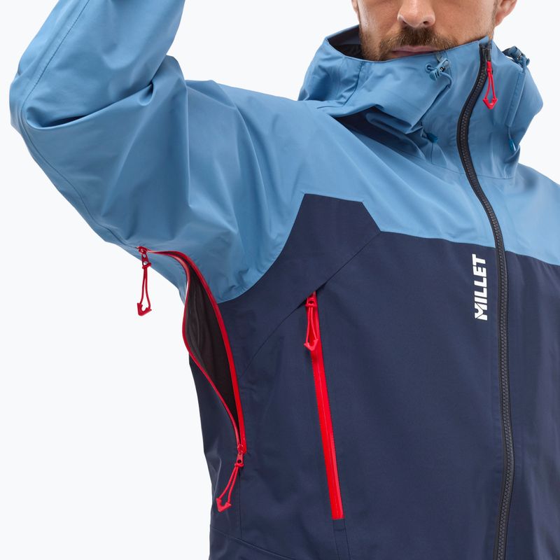 Geacă de ploaie pentru bărbați Millet Kamet Light GTX saphir/coronet blue 5