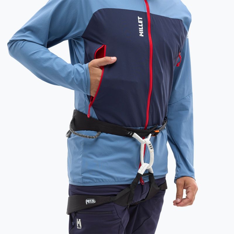 Geacă softshell pentru bărbați Millet Fusion XCS Hoodie coronet blue/saphir 5