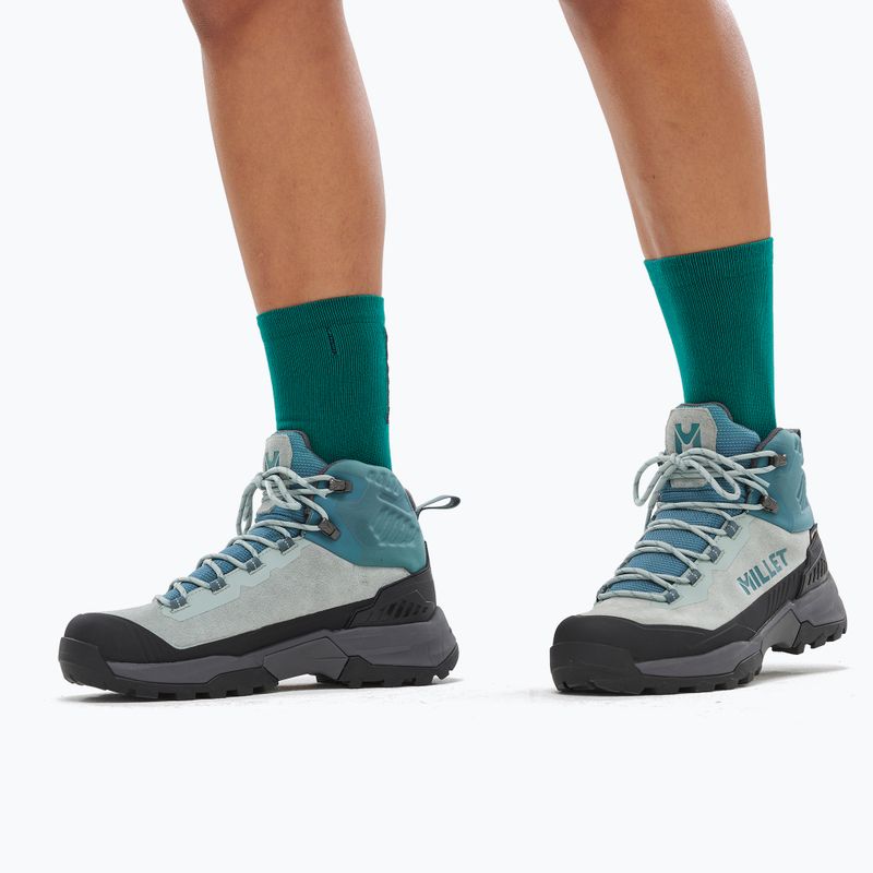 Încălțăminte de trekking pentru femei Millet Ubic Mid GTX seaweed 5