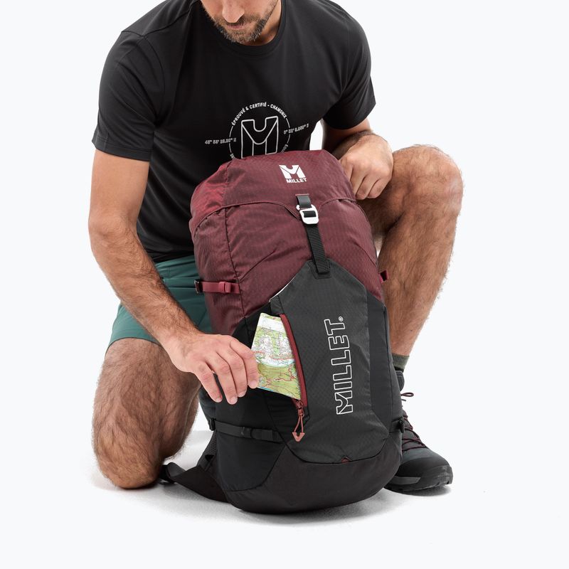 Rucsac de trekking Millet Ubic 25 l black/dark red 7