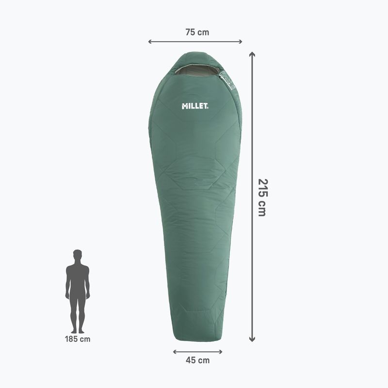 Sac de dormit Millet Baikal 750 Regular prawy bottle 4
