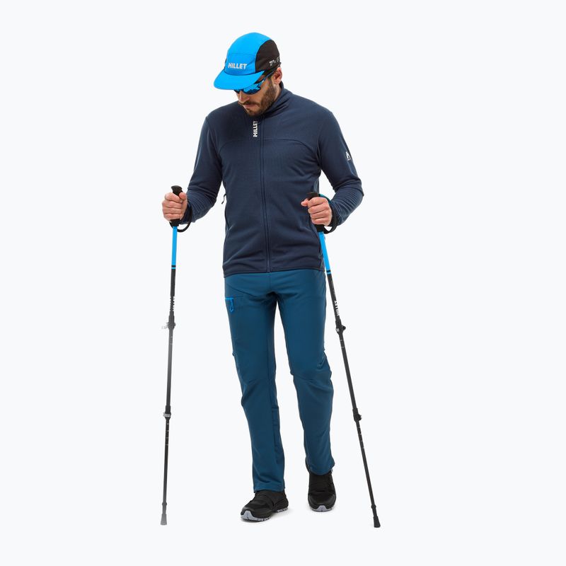 Bluză fleece pentru bărbați Millet Ubic Lightgrid saphir 2