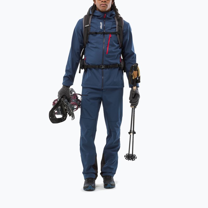 Geacă softshell pentru bărbați Millet Seneca Shield Hoodie saphir 2