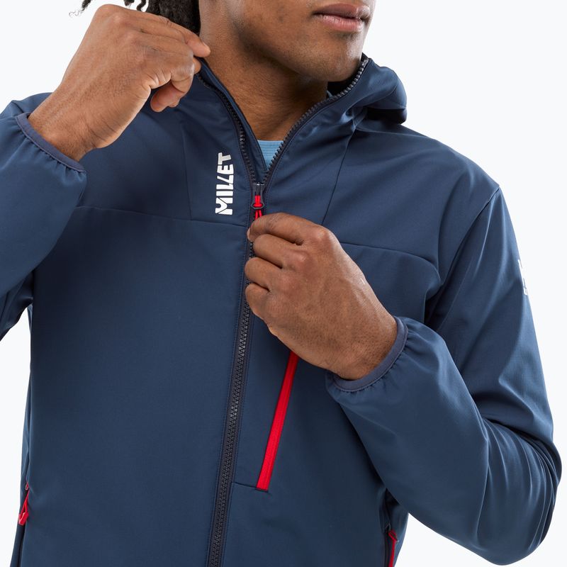 Geacă softshell pentru bărbați Millet Seneca Shield Hoodie saphir 5