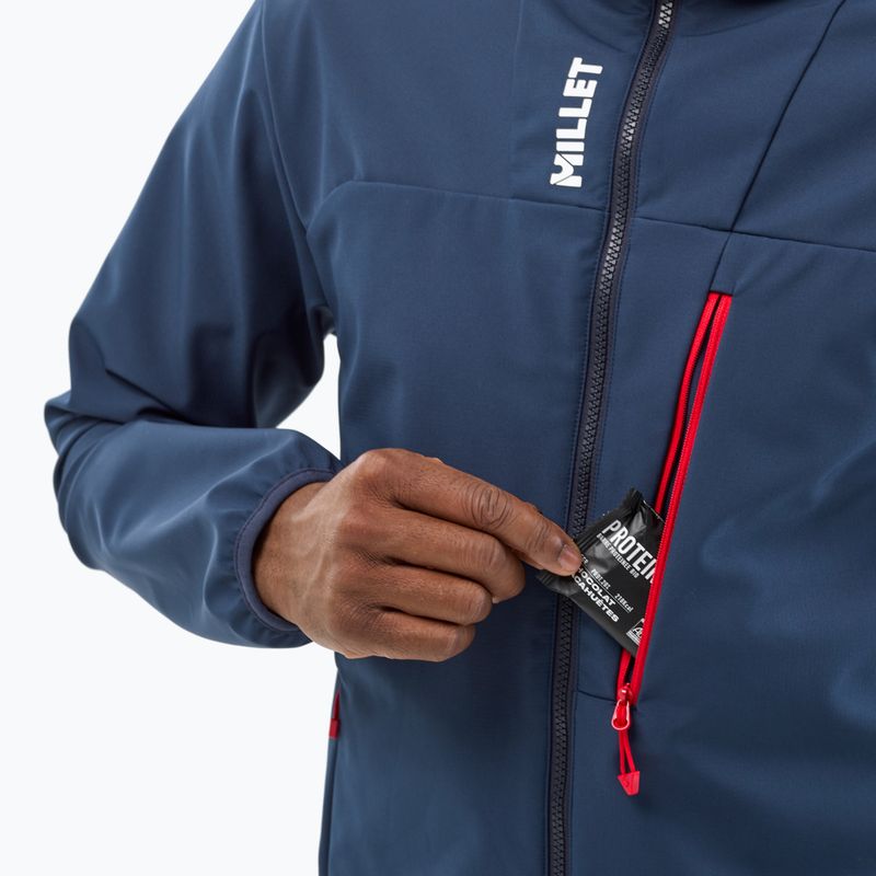 Geacă softshell pentru bărbați Millet Seneca Shield Hoodie saphir 8